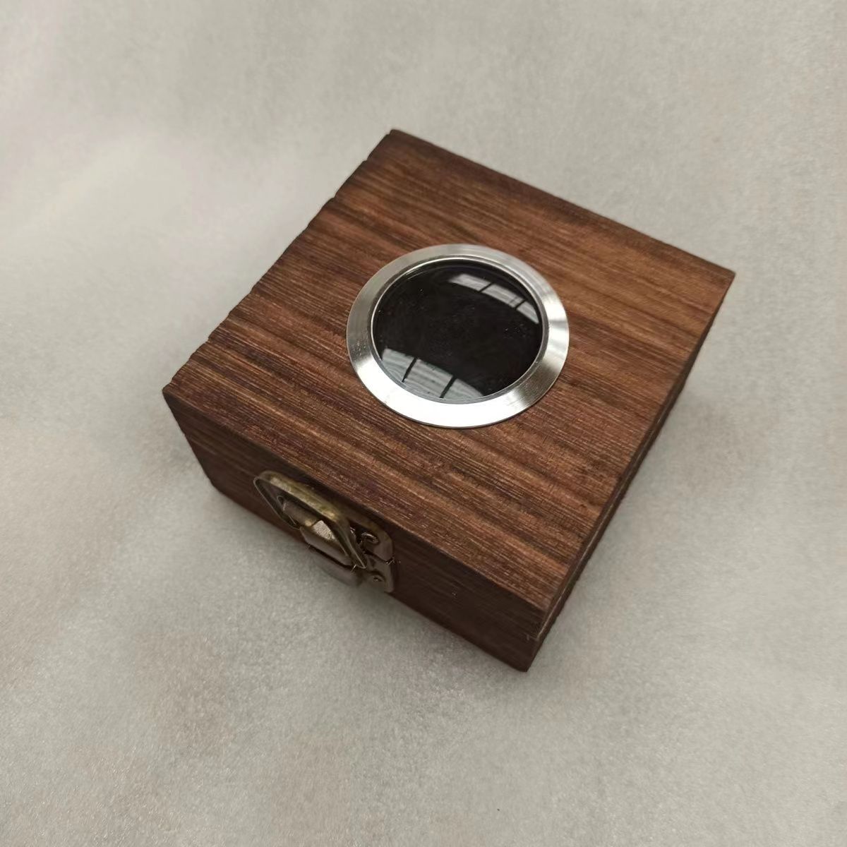 Smoker Box Wood Chip - Scatola espositiva per accendino artigianale in
