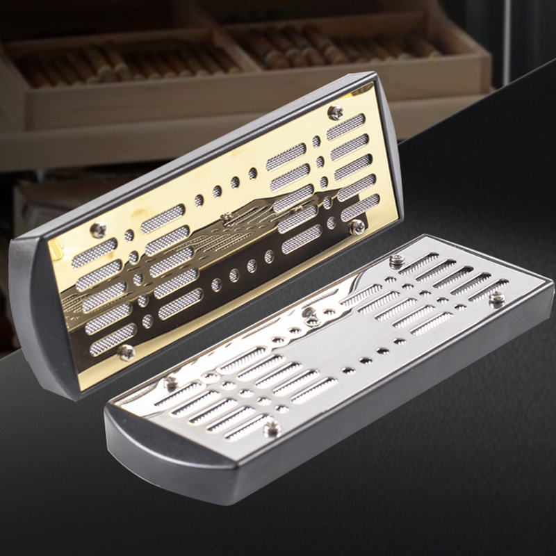 Smoker Box Wood Chip - Umidificatore per sigari per tabacco rettangolare
