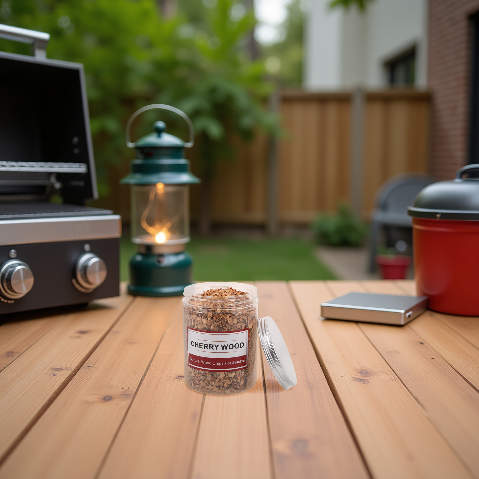 Smoker Box Wood Chip - 1 Scatola di Chips di Legno