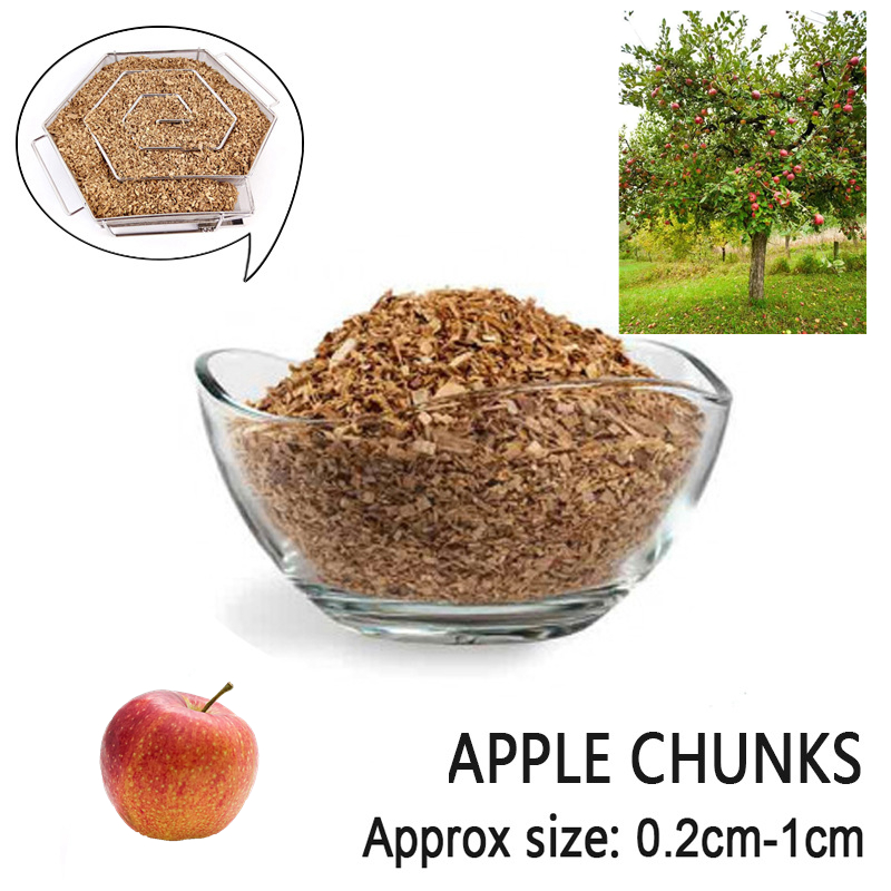 Smoker Box Wood Chip - 125 g/borsa Mela Ciliegia Quercia Pecan