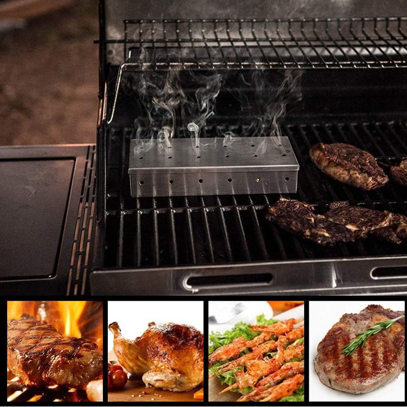 Scatola per affumicatore in ac - Smoker Box Wood Chip recensione e prezzo