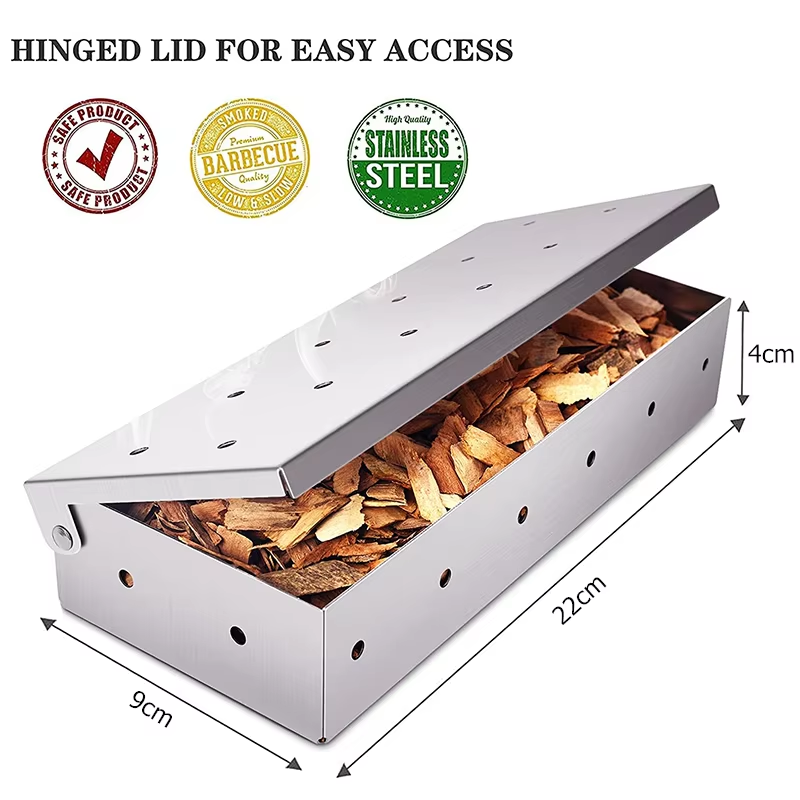 Scatola per affumicatore per b - Smoker Box Wood Chip recensione e prezzo
