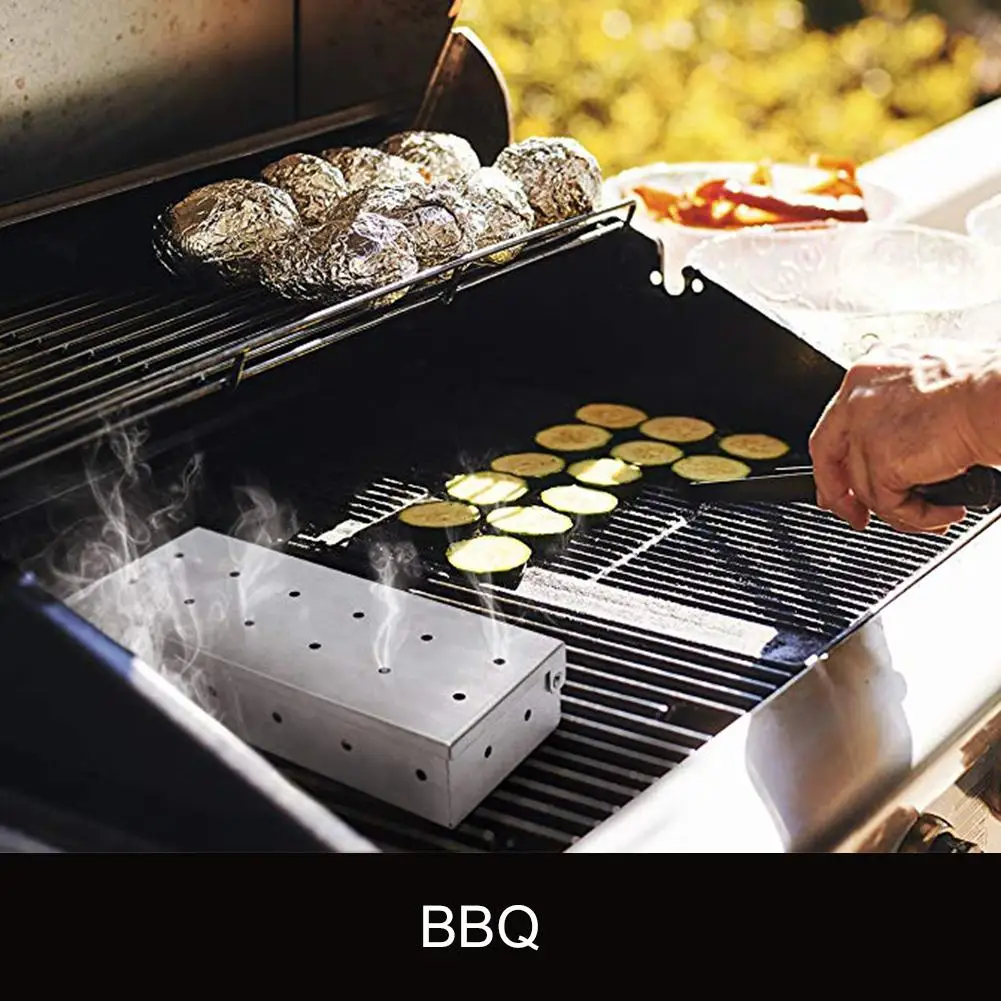 Scatola per affumicatore per b - Smoker Box Wood Chip recensione e prezzo