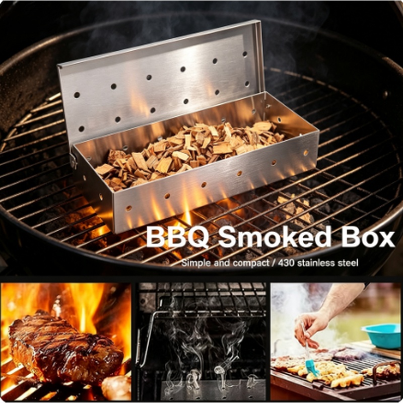 Scatola Affumicatrice in Accia - Smoker Box Wood Chip recensione e prezzo