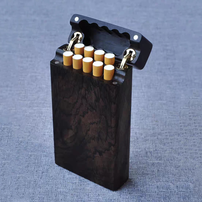 Portasigarette in Ebano con Ch - Smoker Box Wood Chip recensione e prezzo