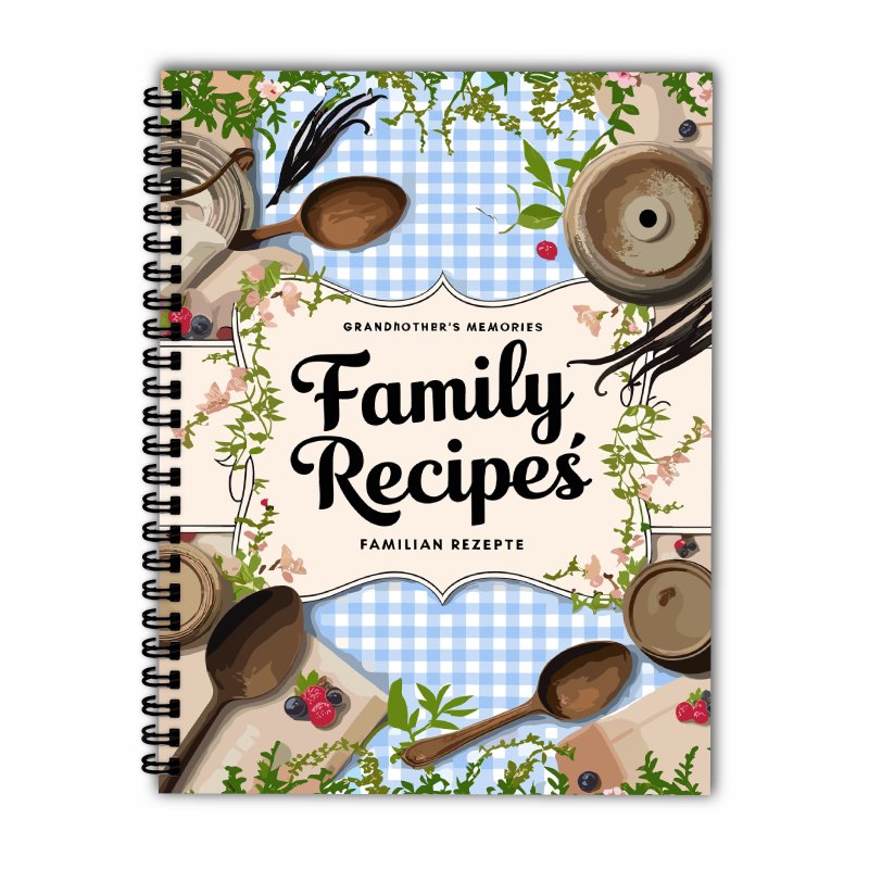 Ricettario A5, Griglia Blu, De - Home Cooking Recipe recensione e prezzo